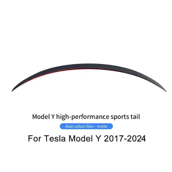 Spoiler, Ægte Kulfiber, Blank Finish, Mat Finish,y Matte Carbon