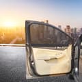 Pikkukuva 6 / 6: Lollanda Car Sun Shade 2-pakkaus, Aurinkosuojaverho, Lämmöneristys - Magneettinen, UV-suoja, Musta - Takaikkuna / Etuikkuna, Helppo asentaa