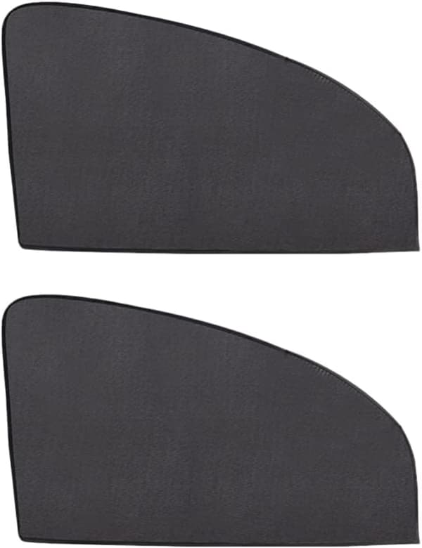 Lollanda Car Sun Shade 2-pakkaus, Aurinkosuojaverho, Lämmöneristys - Magneettinen, UV-suoja, Musta - Takaikkuna / Etuikkuna, Helppo asentaa