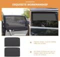 Pikkukuva 3 / 6: Lollanda Car Sun Shade 2-pakkaus, Aurinkosuojaverho, Lämmöneristys - Magneettinen, UV-suoja, Musta - Takaikkuna / Etuikkuna, Helppo asentaa