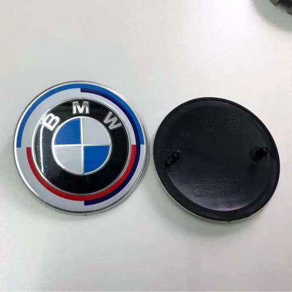 BMW Begränsad utvändig modifiering av 50-årsjubileums LOGO BADGE jubileumsstil--Framåtreferens 73mm