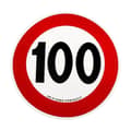 Miniatyrbild 1 av 2: EU-godkänd Speed Limit Sticker, 100 km/h