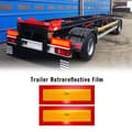 Miniatyrbild 1 av 2: Reflekterande prismatisk filmskyltar för trailers, 2 delar