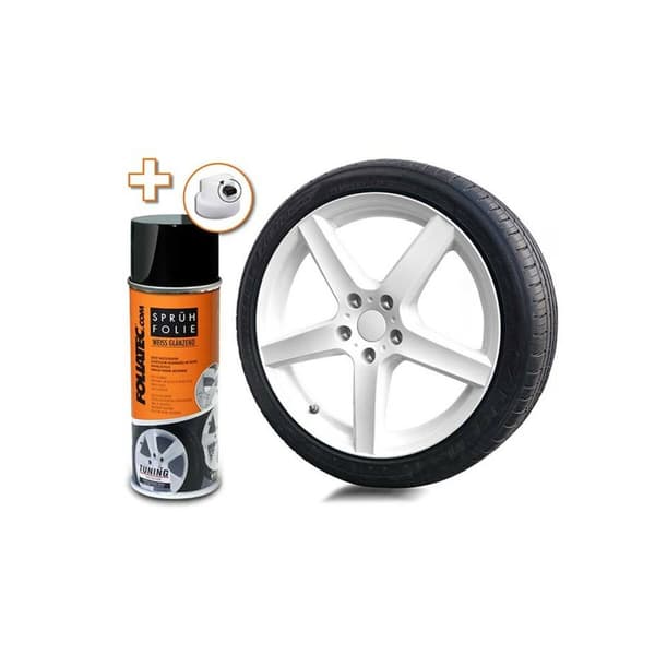 Flytande gummi för bilar Foliatec 10062800 Vit Glansig 400 ml