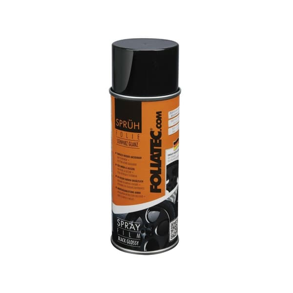 Flydende gummi til biler Foliatec 2036 Sort Skinnende 400 ml
