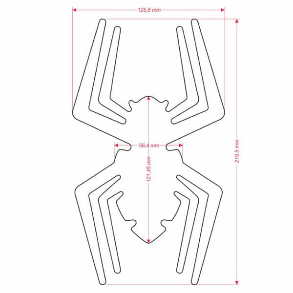 Tankpad säiliön suoja, ONEDESIGN CGSPIDERP hämähäkkikansi