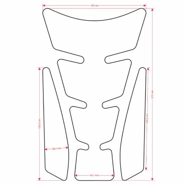 Tankpad tankbeskyttelse, ONEDESIGN CGSLE7P dæksel