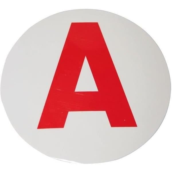 Skiva "A" Magnetisk ung förare