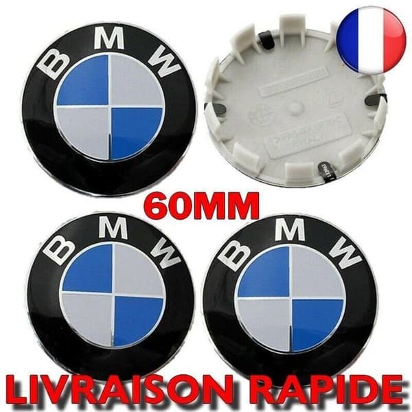 4 ST BMW Hjulnavskåpa 60mm Fälg Hjulcenterkåpa