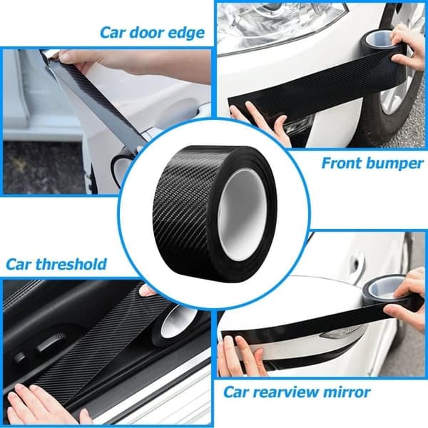 Lollanda Anti-Shock Cover til Bil - Carbon Fiber Impact Cover - 5cm x 10m