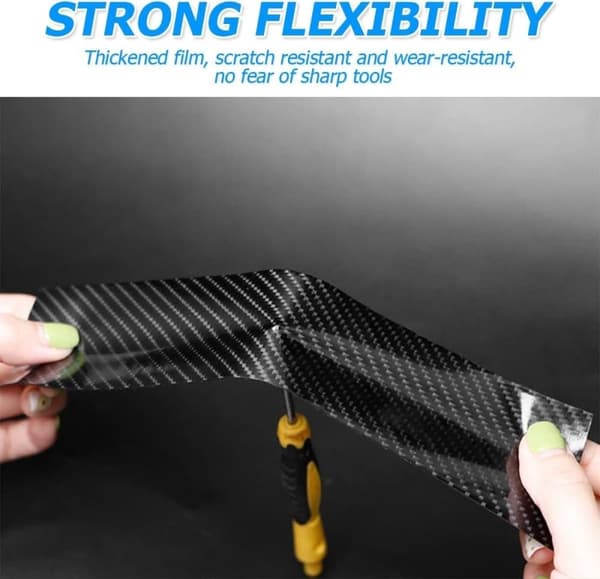 Moorle Anti-Shock Cover til kulfiber bildør 5cm x 10m
