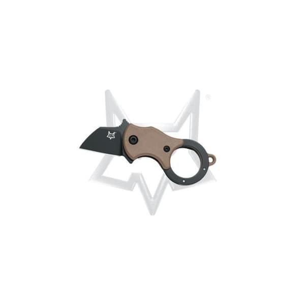 Fox mini ta-vikning. Coyote B. Nylon Hndl-1.4116 INOX ST. Hydro svart. Bld