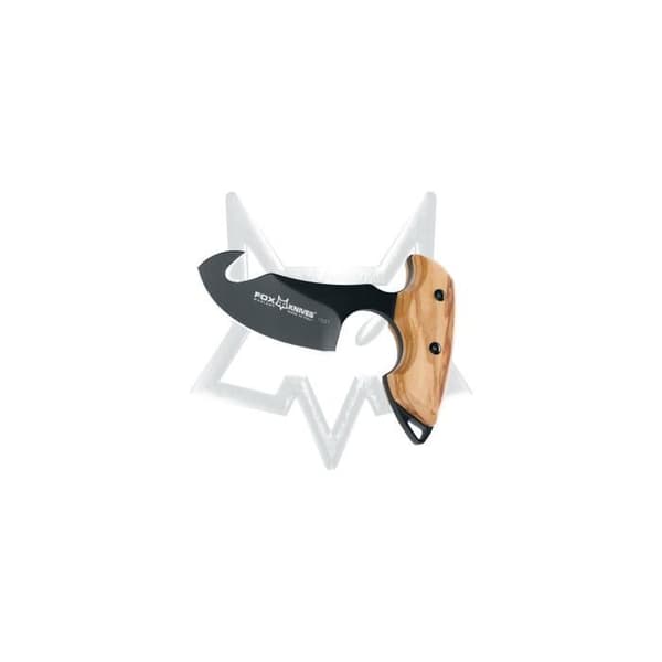 Fox European Fixed Knife, Bld N690, Olive Wood