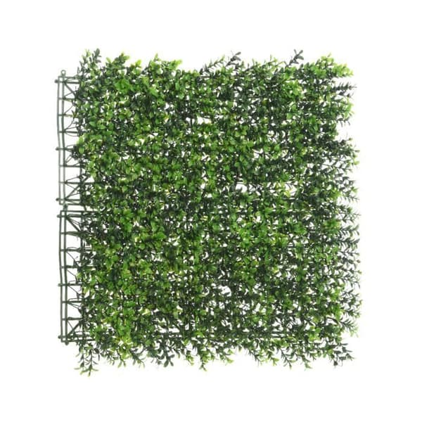 Utomhusdekoration - NO NAME - Siepe artificiale - Grön - 8x50x50cm - Pannello sipe i resistent plast