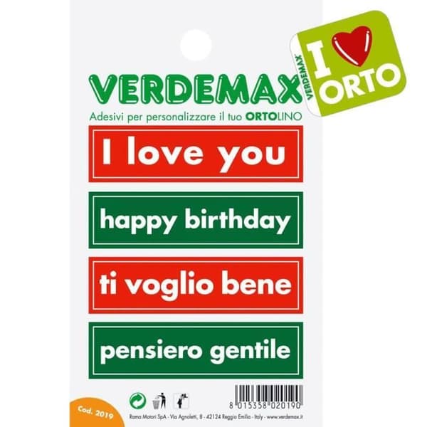 Häftmassa - VERDEMAX - Ortolino - Vit - Bil