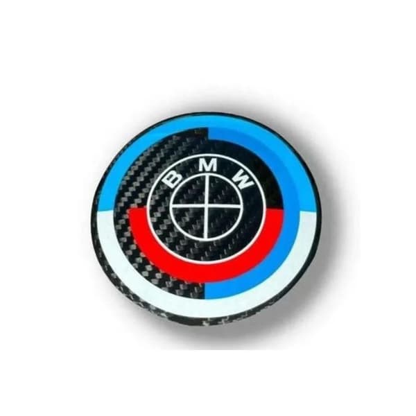 Logotyp - BMW - 50th Anniversary Edition - 82MM - Svart - Bil