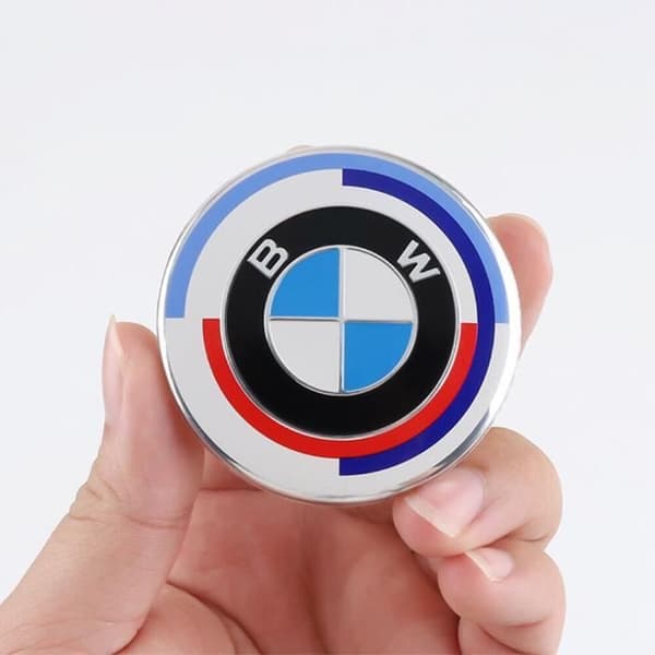BMW M Logo 82mm Series 1 2 3 4 5 6 7 50th Anniversary Edition Retro Version 1