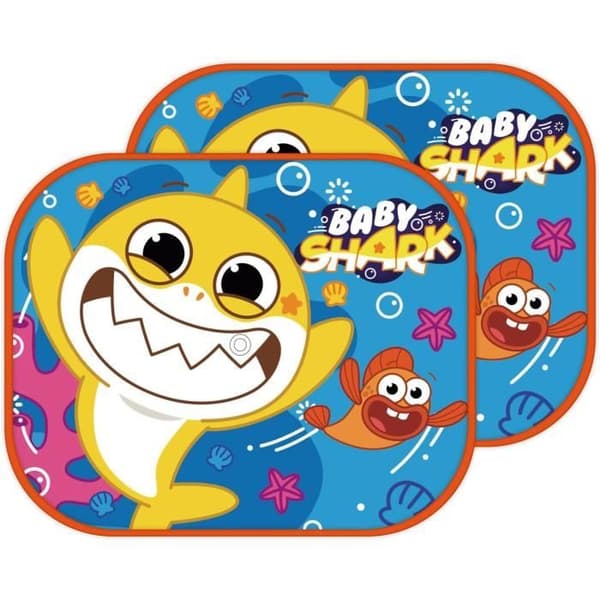BABY SHARK - Set med 2 solskydd