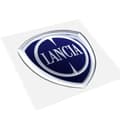 Miniatyrbild 3 av 4: 3D-dekal - Lancia - Ypsilon - Svart - 71 x 73 mm - Officiellt tillverkad i Italien Produkt