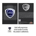 Miniatyrbild 4 av 4: 3D-dekal - Lancia - Ypsilon - Svart - 71 x 73 mm - Officiellt tillverkad i Italien Produkt