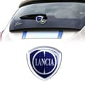 Miniatyrbild 1 av 4: 3D-dekal - Lancia - Ypsilon - Svart - 71 x 73 mm - Officiellt tillverkad i Italien Produkt