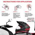 Miniatyrbild 3 av 4: Sticker Number 8 Adhesive Number Motorcykel, Svart Krom, Mini 27 x 37 mm