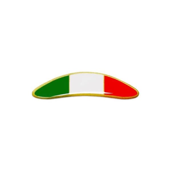 3D-klistermärke Italien flaggglitter, 50 x 22 mm
