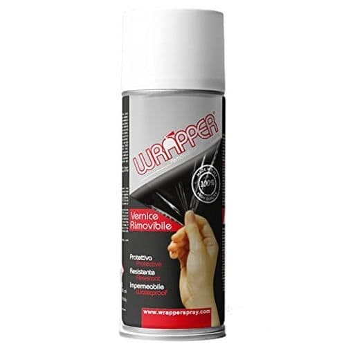 Extra stark skyddande avtagbar sprayomslagslack, glänsande genomskinlig