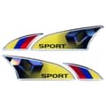 Miniatyrbild 1 av 2: 3D LogoSport Typ Renault 100 x 27 mm Par