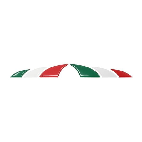 3D-klistermärken för anpassning och motorcykelskydd, Bike Protec Shark, Italiens flagga