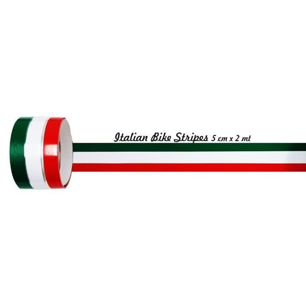 Tejp - Ospecificerad - Flagga Italien - 50 mm - 2 mt - Grön Vit Röd