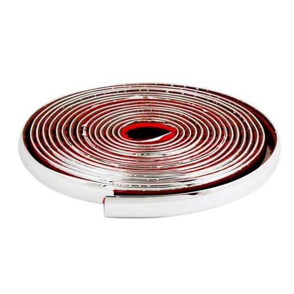 Självhäftande profil - Krom - 7 mm x 3 mt - Dubbelsidig 3M - Multifunktion - Easy Curves