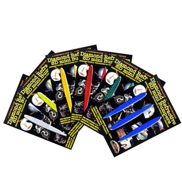 3D Refractive Stickers - Ej specificerat - Blå pilar - 12 x 105 mm - 3 delar - Ökad säkerhet