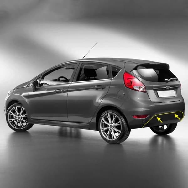 Bakre självhäftande profil för Fiesta Car, gul