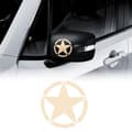 Miniatyrbild 1 av 4: Army Star Stickers för Jeep Renegade Speglar, Sand, Diam. 9 cm, 2 stycken