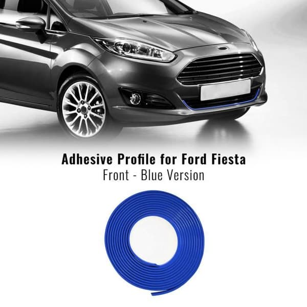 Främre självhäftande profil för Fiesta Car, blå
