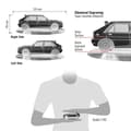 Miniatyrbild 4 av 4: Dekorationsobjekt - Lancia - HF Delta Integrale - Graverad silhuett - Rostfritt stål - Transparent vitrin