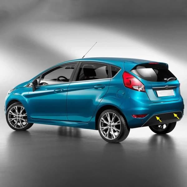 Bakre självhäftande profil för Fiesta Car, Silver