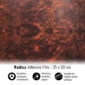 Miniatyrbild 1 av 4: Självhäftande omslagsfilm för bilar, Burl Walnut, 35 x 50 cm