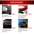Miniatyrbild 3 av 4: Självhäftande profil - Alfa Romeo - Mito - Gul - 2 'Easy Cleaner Pro' handdukar - Hög kvalitet