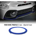 Miniatyrbild 1 av 3: Självhäftande profil - Fiat - 500 Abarth - Blå - 3 mm x 300 cm - 1 rengöringsduk
