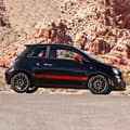 Miniatyrbild 3 av 3: Självhäftande remsor - Fiat - 500 Abarth - Racingknapp - Väderbeständighet - Paket med 2 remsor