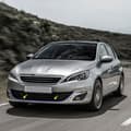 Miniatyrbild 4 av 4: Främre självhäftande profil för Peugeot 308 bil, blå