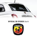 Miniatyrbild 1 av 4: 3D Abarth officiella ersättningslogodekal för Fiat 500