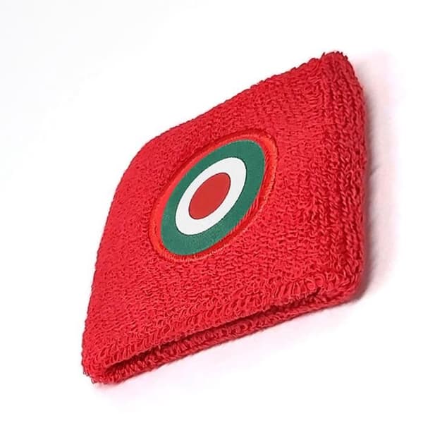 Sponge Wristband - Ospecificerad - Flagga Italien - Röd - 70 x 85 mm - Universell och Återreflekterande