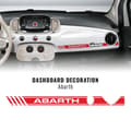 Miniatyrbild 1 av 2: Tejp - Stripes - Fiat 500 Abarth - Vit färg - Blank finish - 50 mm bred