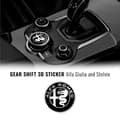 Miniatyrbild 1 av 3: 3D Alfa Romeo Logotypdekal för Giulia Stelvio Interiors, 51 mm