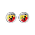 Miniatyrbild 1 av 4: Abarth Official Badge 3D-dekal, diameter 12 mm, 2 stycken