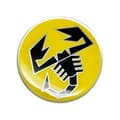 Miniatyrbild 1 av 4: 3D-dekal - Abarth - Skorpion - Gul - Diameter 44 mm - Officiell