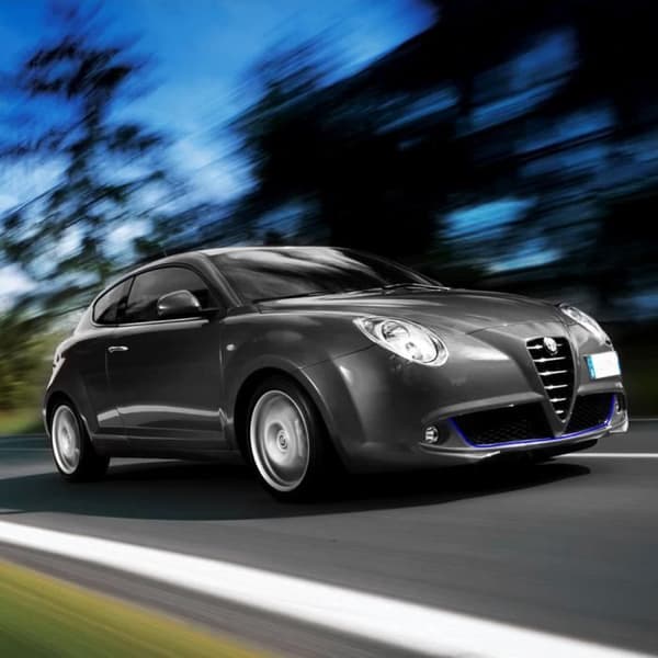 Självhäftande profil - Alfa Romeo - Mito - Blå - 2 "Easy Cleaner Pro" handdukar - Passar till stötfångaren